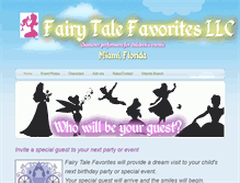 Tablet Screenshot of fairytalefavorites.net
